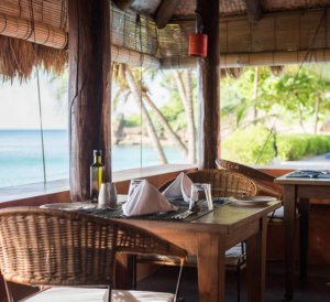 Grenada beach front dining