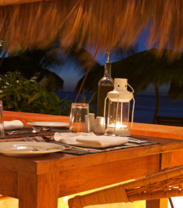 laluna Italian restaurant on the beach