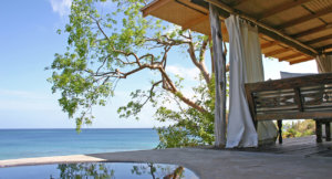 Grenada hotels plunge pool at Laluna cottages