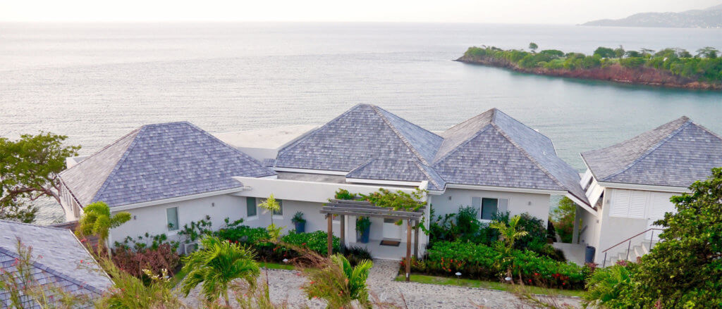 luxury Caribbean villas ocean views