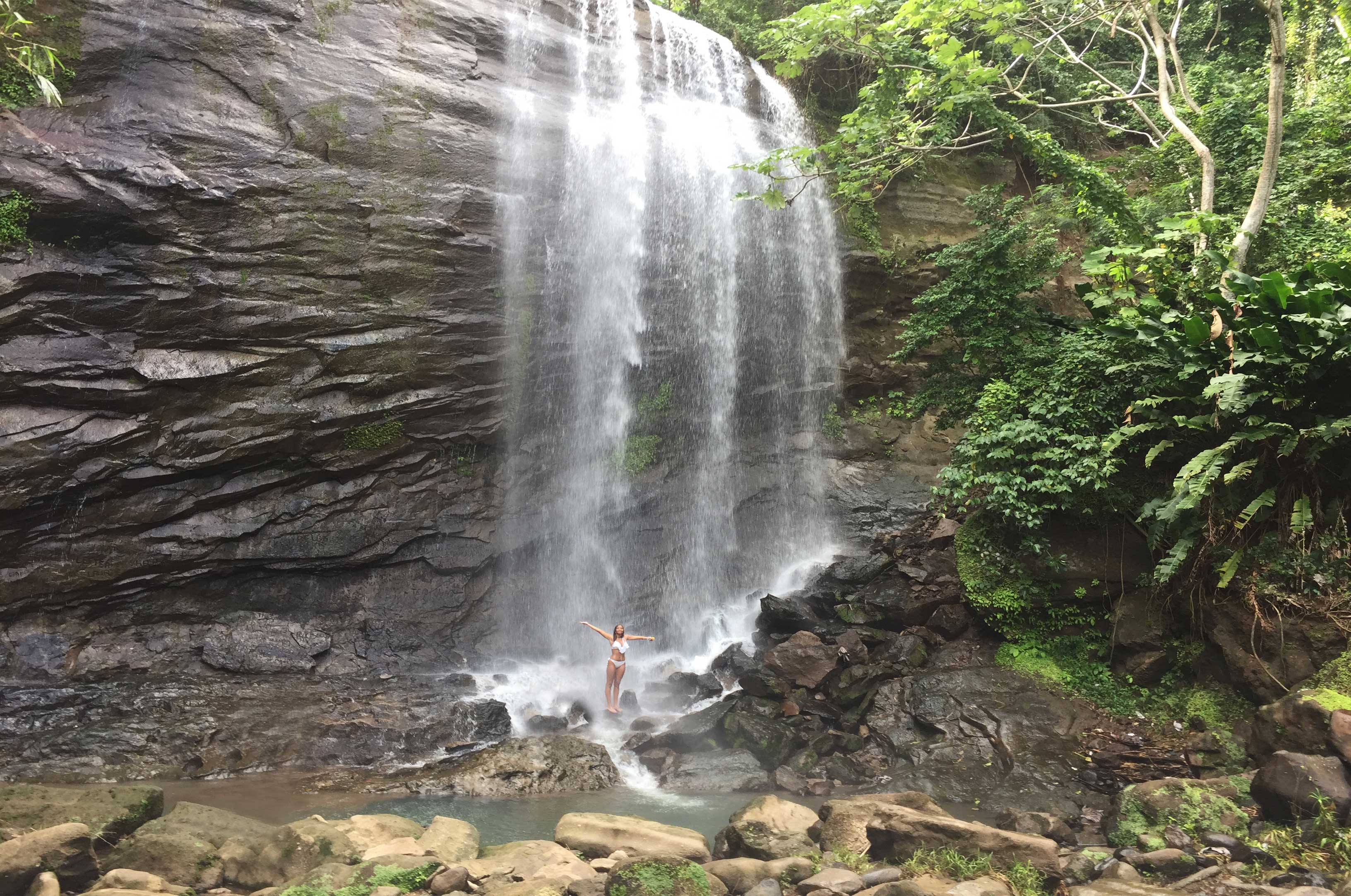 grenada waterfall hike