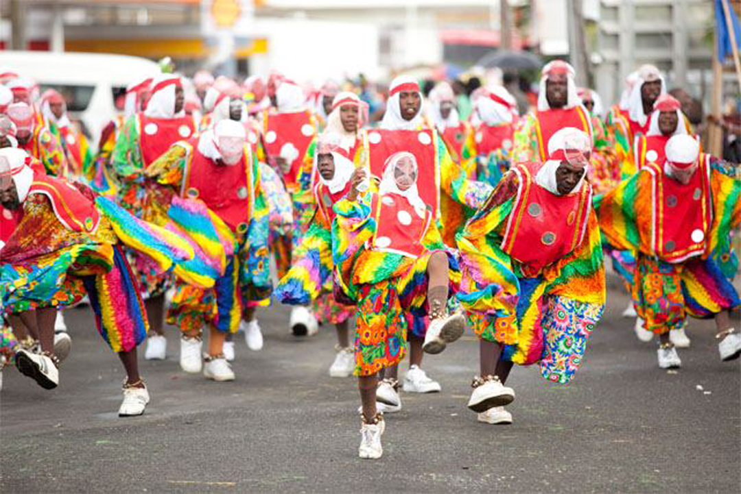 caribbean festival grenada short knees dancers