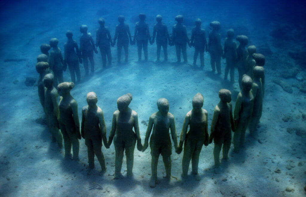 underwater sculpture park