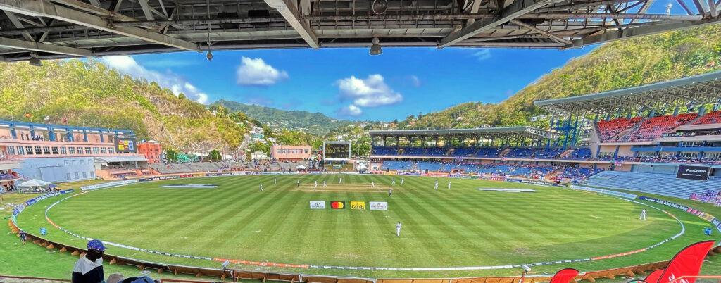 Cricket at the Grenada stadium