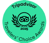 laluna badge of Tripadvisor traveler's choice award 2025