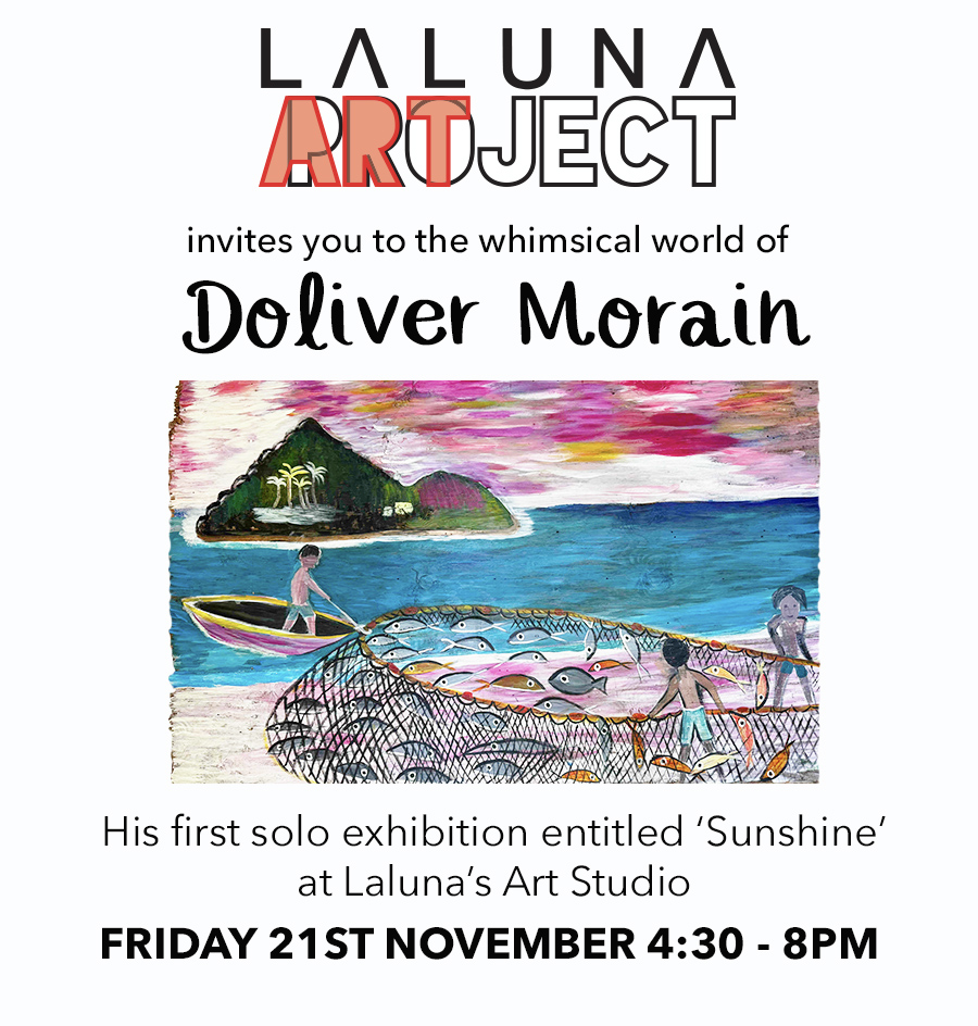 Grenada Artist Doliver Morain art show at laluna