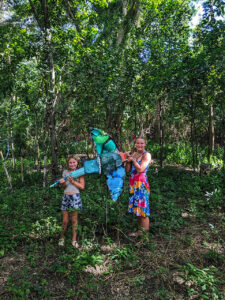 the artists Bailey and Charley up cycled sting ray