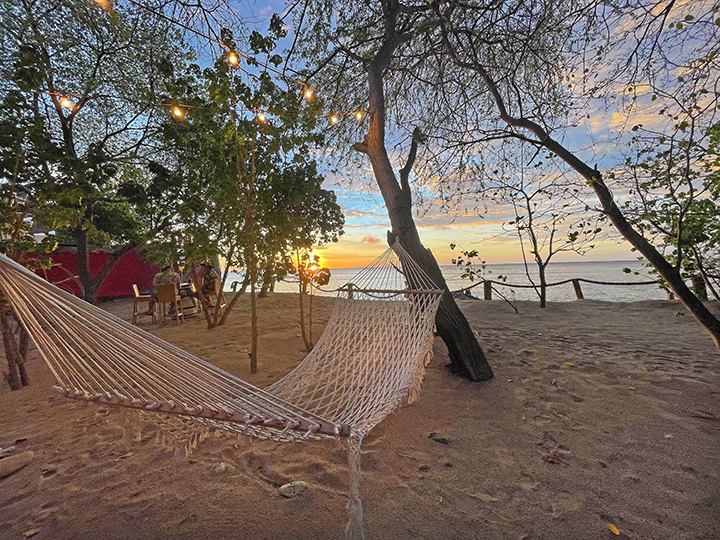 Hammocks on the beach grenada beach bar